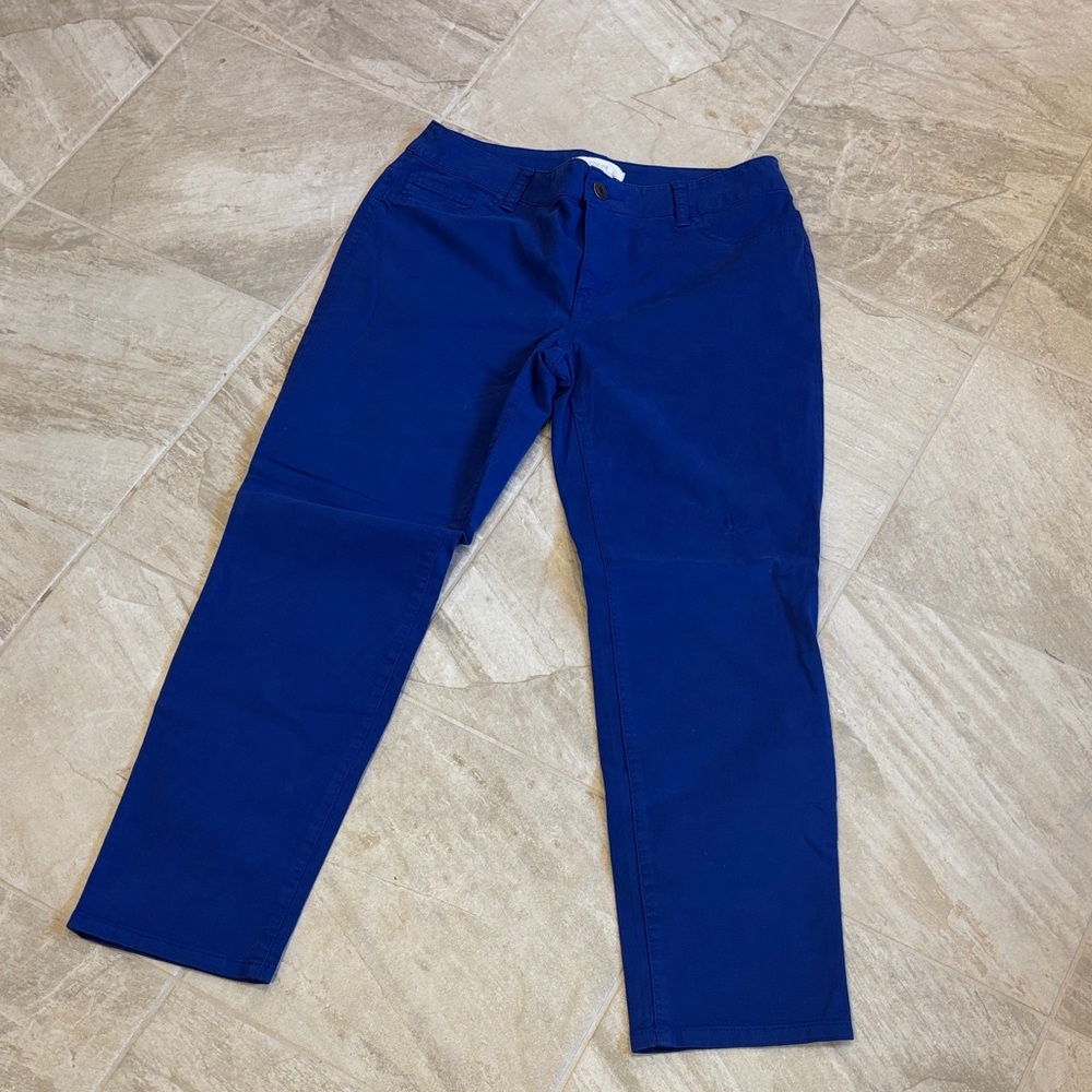 Chico’s NWT Royal Blue Straight Leg Pants
